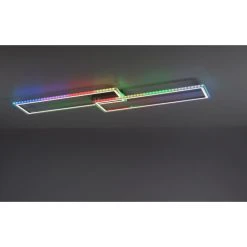 Leuchten Direkt FELIX60 Deckenleuchte LED Stahl gebürstet, 1-flammig, Fernbedienung, Farbwechsler -LED Leuchten Verkäufe 2022 leuchten direkt felix60 deckenleuchte 14635 55 16