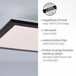 Leuchten Direkt FLAT Deckenleuchte LED Schwarz, 1-flammig 15 Leuchten Direkt FLAT Deckenleuchte LED Schwarz, 1-flammig -LED Leuchten Verkäufe 2022 leuchten direkt flat deckenleuchte 14740 18 4