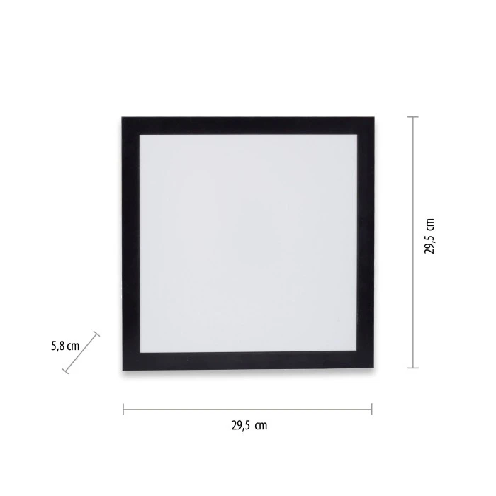 Leuchten Direkt FLAT Deckenleuchte LED Schwarz, 1-flammig 7 Leuchten Direkt FLAT Deckenleuchte LED Schwarz, 1-flammig – Bild 7