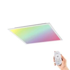 Leuchten Direkt FLAT Deckenpanel LED Weiß, 1-flammig, Fernbedienung, Farbwechsler 18 Leuchten Direkt FLAT Deckenpanel LED Weiß, 1-flammig, Fernbedienung, Farbwechsler -LED Leuchten Verkäufe 2022 leuchten direkt flat deckenpanel 14631 16 3