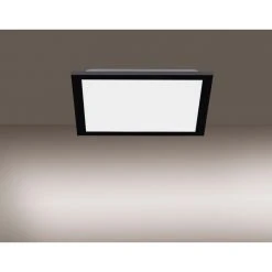 Leuchten Direkt FLAT Deckenpanel LED Schwarz, 1-flammig, Fernbedienung -LED Leuchten Verkäufe 2022 leuchten direkt flat deckenpanel 14754 18 6