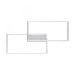 Leuchten Direkt IVAN Deckenleuchte LED Stahl gebürstet, 2-flammig, Fernbedienung -LED Leuchten Verkäufe 2022 leuchten direkt ivan deckenleuchte 14140 55 2