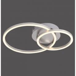 Leuchten Direkt IVANKA Deckenleuchte LED Stahl geb&uuml;rstet, 1-flammig -LED Leuchten Verkäufe 2022 leuchten direkt ivanka deckenleuchte 14021 55 7