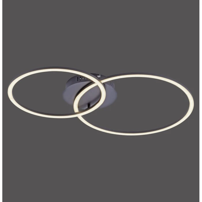 Leuchten Direkt IVANKA Deckenleuchte LED Schwarz, 2-flammig 3 Leuchten Direkt IVANKA Deckenleuchte LED Schwarz, 2-flammig – Bild 3