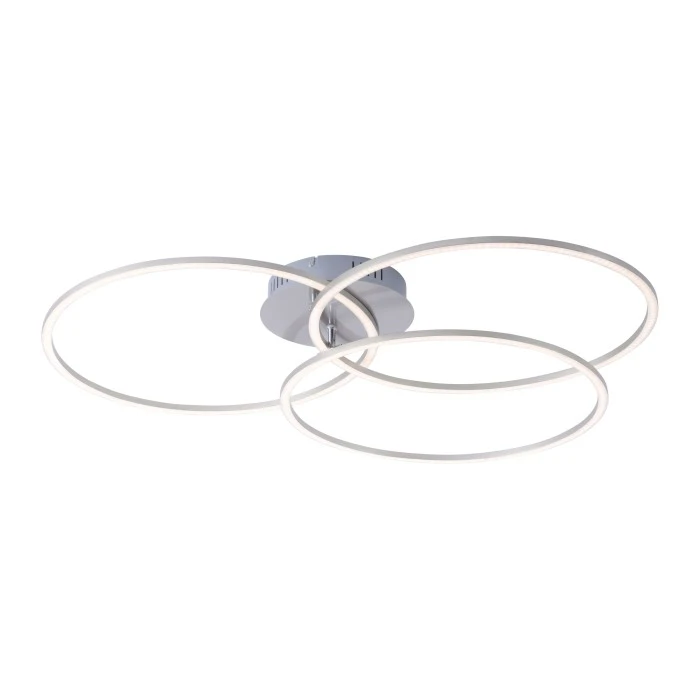 Leuchten Direkt IVANKA Deckenleuchte LED Nickel-Matt, 3-flammig 4 Leuchten Direkt IVANKA Deckenleuchte LED Nickel-Matt, 3-flammig – Bild 4