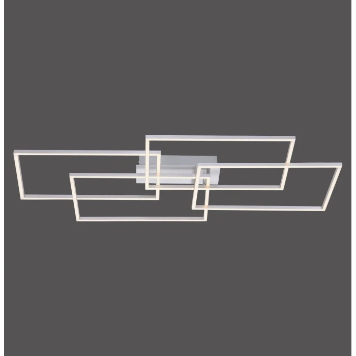 Leuchten Direkt IVEN Deckenleuchte LED Nickel-Matt, 4-flammig 2 Leuchten Direkt IVEN Deckenleuchte LED Nickel-Matt, 4-flammig – Bild 2
