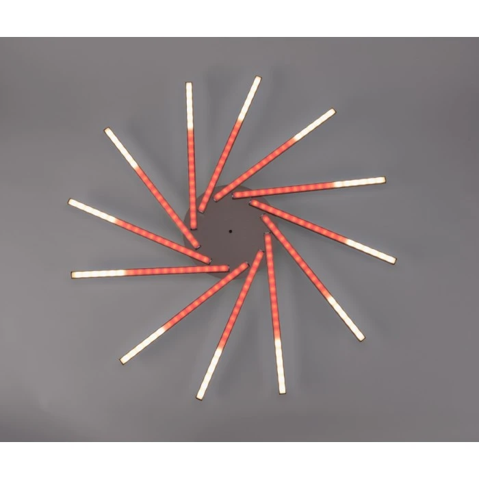 Leuchten Direkt KAI Deckenleuchte LED Nickel-Matt, 12-flammig, Fernbedienung, Farbwechsler 7 Leuchten Direkt KAI Deckenleuchte LED Nickel-Matt, 12-flammig, Fernbedienung, Farbwechsler – Bild 7