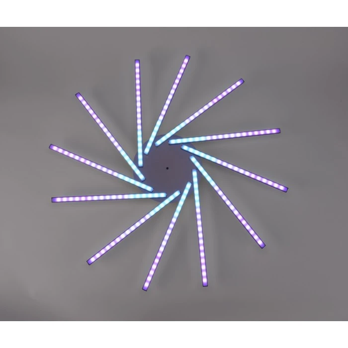 Leuchten Direkt KAI Deckenleuchte LED Nickel-Matt, 12-flammig, Fernbedienung, Farbwechsler 9 Leuchten Direkt KAI Deckenleuchte LED Nickel-Matt, 12-flammig, Fernbedienung, Farbwechsler – Bild 9