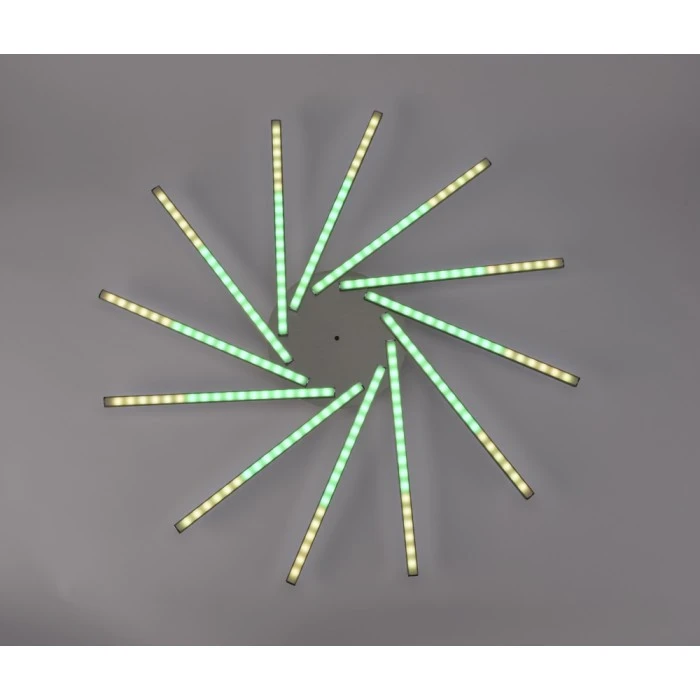 Leuchten Direkt KAI Deckenleuchte LED Nickel-Matt, 12-flammig, Fernbedienung, Farbwechsler 10 Leuchten Direkt KAI Deckenleuchte LED Nickel-Matt, 12-flammig, Fernbedienung, Farbwechsler – Bild 10