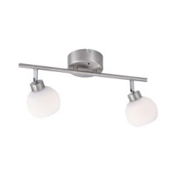 Leuchten Direkt LOLA-LOTTA Deckenleuchte LED Edelstahl, 2-flammig, Fernbedienung, Farbwechsler -LED Leuchten Verkäufe 2022 leuchten direkt lola lotta deckenleuchte 12042 55 7