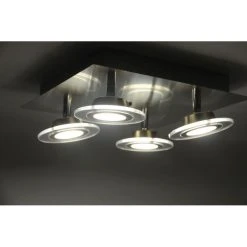 Leuchten Direkt LOLA-MIKE Deckenleuchte LED Edelstahl, 4-flammig, Fernbedienung, Farbwechsler 9 Leuchten Direkt LOLA-MIKE Deckenleuchte LED Edelstahl, 4-flammig, Fernbedienung, Farbwechsler -LED Leuchten Verkäufe 2022 leuchten direkt lola mike deckenleuchte 12082 55 2