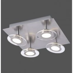 Leuchten Direkt LOLA-MIKE Deckenleuchte LED Edelstahl, 4-flammig, Fernbedienung, Farbwechsler 13 Leuchten Direkt LOLA-MIKE Deckenleuchte LED Edelstahl, 4-flammig, Fernbedienung, Farbwechsler -LED Leuchten Verkäufe 2022 leuchten direkt lola mike deckenleuchte 12082 55 6