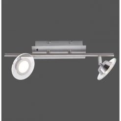 Leuchten Direkt LOLA-MIKE Deckenleuchte LED Edelstahl, 2-flammig, Fernbedienung, Farbwechsler -LED Leuchten Verkäufe 2022 leuchten direkt lola mike deckenleuchte 12092 55 4