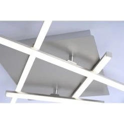 Leuchten Direkt LOLA-SIMON Deckenleuchte LED Edelstahl, 2-flammig, Fernbedienung, Farbwechsler -LED Leuchten Verkäufe 2022 leuchten direkt lola simon deckenleuchte 11315 55 4