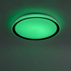 Leuchten Direkt LOLAsmart-KARI Deckenleuchte LED Silber, 1-flammig, Fernbedienung, Farbwechsler -LED Leuchten Verkäufe 2022 leuchten direkt lolasmart kari deckenleuchte 14339 21 5