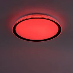 Leuchten Direkt LOLAsmart-KARI Deckenleuchte LED Silber, 1-flammig, Fernbedienung, Farbwechsler -LED Leuchten Verkäufe 2022 leuchten direkt lolasmart kari deckenleuchte 14339 21 6