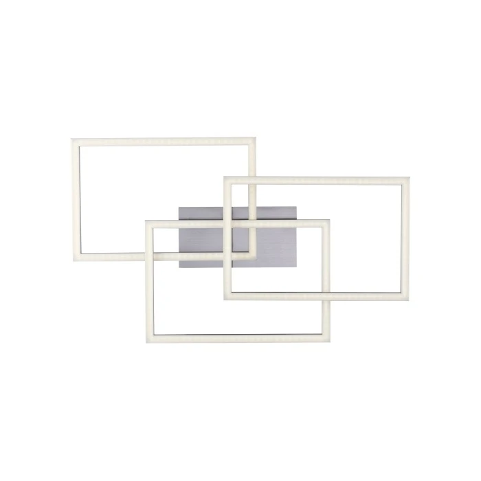 Leuchten Direkt LOLAsmart-MAXI Deckenleuchte LED Stahl gebürstet, 3-flammig, Fernbedienung, Farbwechsler 7 Leuchten Direkt LOLAsmart-MAXI Deckenleuchte LED Stahl gebürstet, 3-flammig, Fernbedienung, Farbwechsler – Bild 7