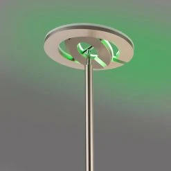 Leuchten Direkt LOLAsmart-ROCCO Deckenfluter LED Stahl geb&uuml;rstet, 1-flammig, Fernbedienung -LED Leuchten Verkäufe 2022 leuchten direkt lolasmart rocco deckenfluter 11858 55 3