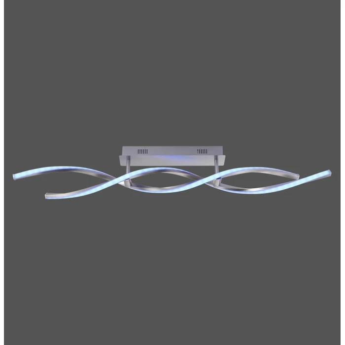 Leuchten Direkt LOLAsmart-SWING Deckenleuchte LED Stahl gebürstet, 2-flammig, Fernbedienung, Farbwechsler 9 Leuchten Direkt LOLAsmart-SWING Deckenleuchte LED Stahl gebürstet, 2-flammig, Fernbedienung, Farbwechsler – Bild 9