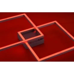 Leuchten Direkt Ls-MAXI Deckenleuchte LED Edelstahl, 2-flammig, Fernbedienung, Farbwechsler -LED Leuchten Verkäufe 2022 leuchten direkt ls maxi deckenleuchte 16429 55 7