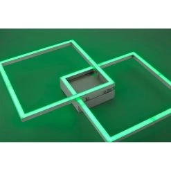 Leuchten Direkt Ls-MAXI Deckenleuchte LED Edelstahl, 2-flammig, Fernbedienung, Farbwechsler -LED Leuchten Verkäufe 2022 leuchten direkt ls maxi deckenleuchte 16429 55 8