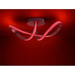 Leuchten Direkt Ls-MELINDA Deckenleuchte LED Edelstahl, 1-flammig, Fernbedienung, Farbwechsler -LED Leuchten Verkäufe 2022 leuchten direkt ls melinda deckenleuchte 18431 55 11