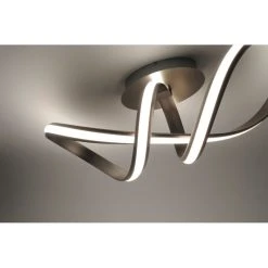 Leuchten Direkt Ls-MELINDA Deckenleuchte LED Edelstahl, 1-flammig, Fernbedienung, Farbwechsler -LED Leuchten Verkäufe 2022 leuchten direkt ls melinda deckenleuchte 18431 55 5