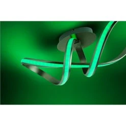 Leuchten Direkt Ls-MELINDA Deckenleuchte LED Edelstahl, 1-flammig, Fernbedienung, Farbwechsler -LED Leuchten Verkäufe 2022 leuchten direkt ls melinda deckenleuchte 18431 55 7