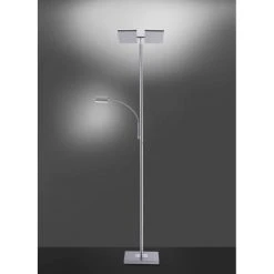 Leuchten Direkt Ls-RUBEN Deckenfluter LED Stahl gebürstet, 2-flammig, Fernbedienung, Farbwechsler -LED Leuchten Verkäufe 2022 leuchten direkt ls ruben deckenfluter 11925 55 5