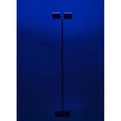 Leuchten Direkt Ls-RUBEN Deckenfluter LED Stahl gebürstet, 2-flammig, Fernbedienung, Farbwechsler -LED Leuchten Verkäufe 2022 leuchten direkt ls ruben deckenfluter 11925 55 7