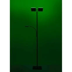 Leuchten Direkt Ls-RUBEN Deckenfluter LED Stahl gebürstet, 2-flammig, Fernbedienung, Farbwechsler -LED Leuchten Verkäufe 2022 leuchten direkt ls ruben deckenfluter 11925 55 8