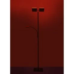 Leuchten Direkt Ls-RUBEN Deckenfluter LED Stahl gebürstet, 2-flammig, Fernbedienung, Farbwechsler -LED Leuchten Verkäufe 2022 leuchten direkt ls ruben deckenfluter 11925 55 9