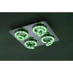 Leuchten Direkt Ls-TIM Deckenleuchte LED Chrom, 4-flammig, Fernbedienung, Farbwechsler -LED Leuchten Verkäufe 2022 leuchten direkt ls tim deckenleuchte 14662 17 6