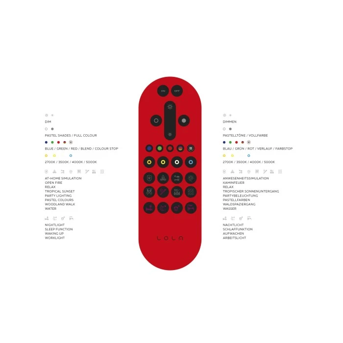 Leuchten Direkt Ls-WAVE Deckenleuchte LED Edelstahl, 3-flammig, Fernbedienung, Farbwechsler 3 Leuchten Direkt Ls-WAVE Deckenleuchte LED Edelstahl, 3-flammig, Fernbedienung, Farbwechsler – Bild 3