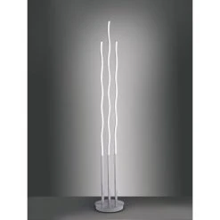 Leuchten Direkt Ls-WAVE Stehleuchte LED Edelstahl, 3-flammig, Fernbedienung, Farbwechsler -LED Leuchten Verkäufe 2022 leuchten direkt ls wave stehleuchte 16268 55 3