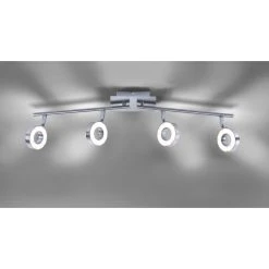 Leuchten Direkt Lukas Deckenspot LED Nickel-Matt, Chrom, 4-flammig -LED Leuchten Verkäufe 2022 leuchten direkt lukas deckenspot 16124 55 2