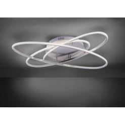 Leuchten Direkt MALIK Deckenleuchte LED Edelstahl, 1-flammig, Fernbedienung -LED Leuchten Verkäufe 2022 leuchten direkt malik deckenleuchte 11535 55 4