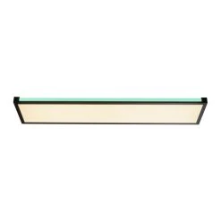 Leuchten Direkt MARIO Deckenleuchte LED Schwarz, 1-flammig, Fernbedienung, Farbwechsler