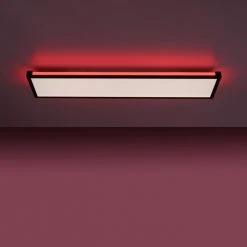 Leuchten Direkt MARIO Deckenleuchte LED Schwarz, 1-flammig, Fernbedienung, Farbwechsler -LED Leuchten Verkäufe 2022 leuchten direkt mario deckenleuchte 11622 18 11