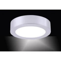 Leuchten Direkt OSKAR Deckenleuchte LED Silber, 1-flammig