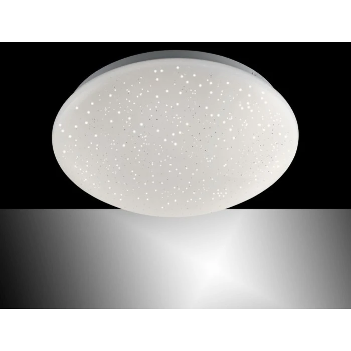 Leuchten Direkt SKYLER Deckenleuchte LED Weiß, Stahl gebürstet, 1-flammig, Fernbedienung, Farbwechsler 1 Leuchten Direkt SKYLER Deckenleuchte LED Weiß, Stahl gebürstet, 1-flammig, Fernbedienung, Farbwechsler