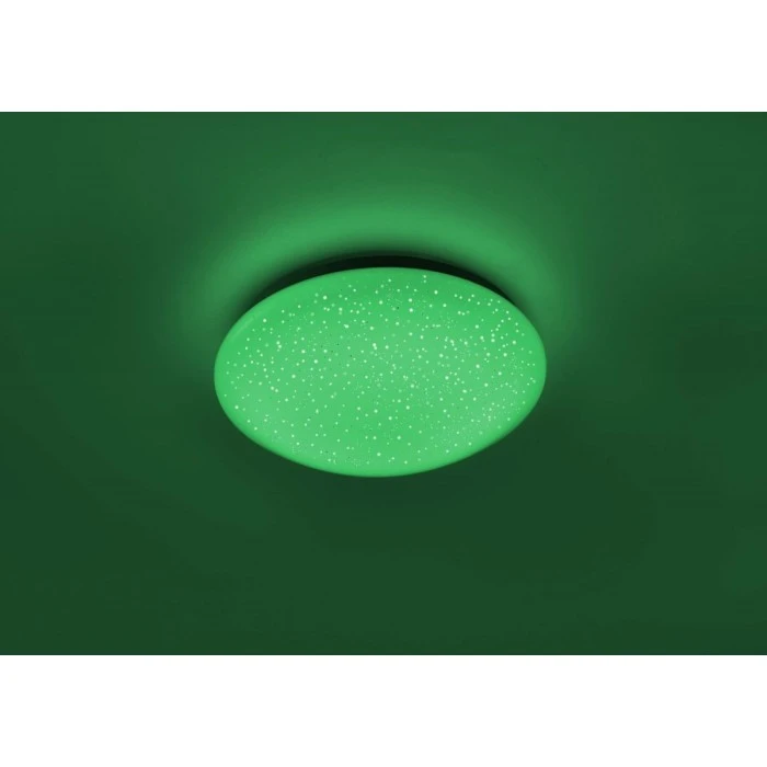 Leuchten Direkt SKYLER Deckenleuchte LED Weiß, Stahl gebürstet, 1-flammig, Fernbedienung, Farbwechsler 2 Leuchten Direkt SKYLER Deckenleuchte LED Weiß, Stahl gebürstet, 1-flammig, Fernbedienung, Farbwechsler – Bild 2