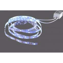 Leuchten Direkt TEANIA Lichtstreifen LED Transparent, Klar, 1-flammig, Fernbedienung, Farbwechsler