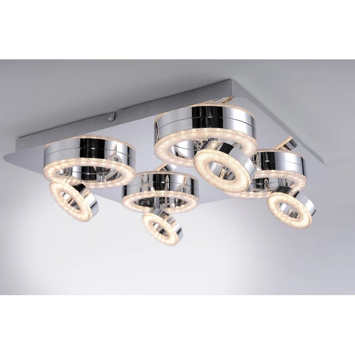 Leuchten Direkt Tim Deckenleuchte LED Chrom, 8-flammig 5 Leuchten Direkt Tim Deckenleuchte LED Chrom, 8-flammig – Bild 5