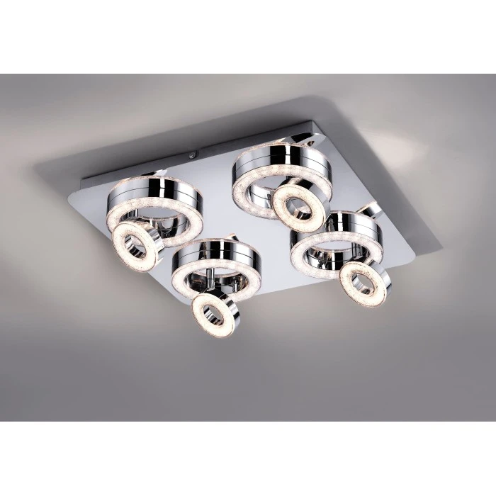 Leuchten Direkt Tim Deckenleuchte LED Chrom, 8-flammig 6 Leuchten Direkt Tim Deckenleuchte LED Chrom, 8-flammig – Bild 6