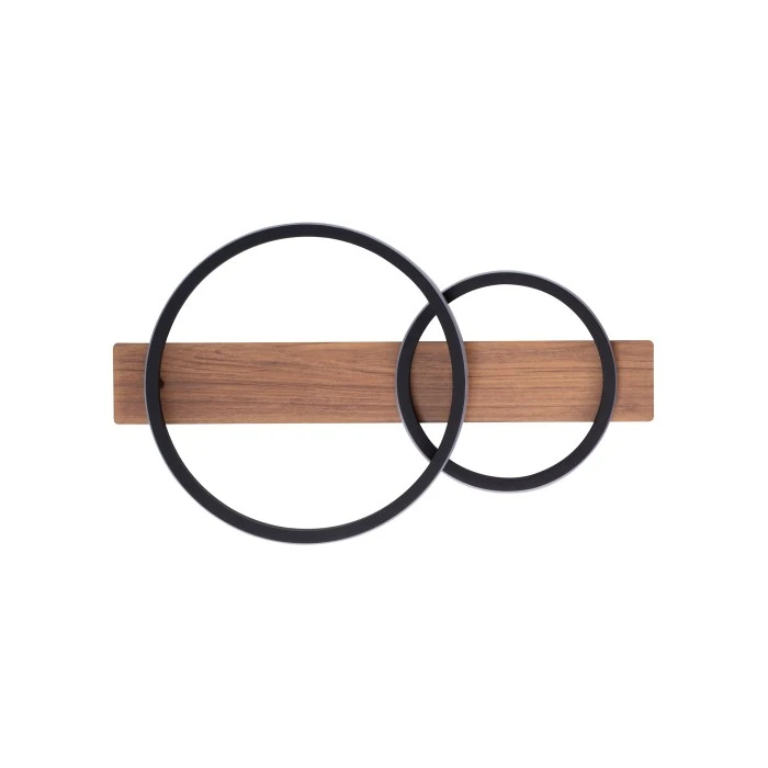 Leuchten Direkt Trooper Deckenleuchte LED Schwarz, Holzoptik, 1-flammig 6 Leuchten Direkt Trooper Deckenleuchte LED Schwarz, Holzoptik, 1-flammig – Bild 6