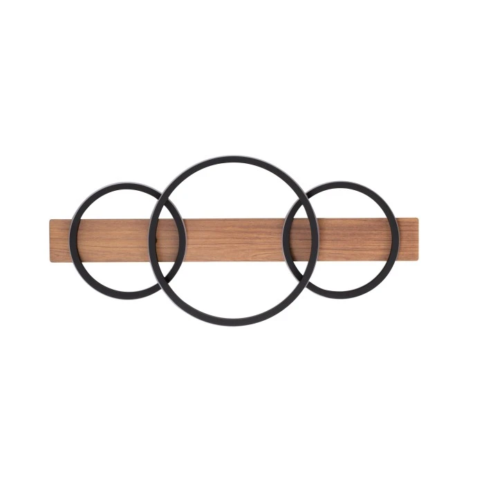 Leuchten Direkt Trooper Deckenleuchte LED Schwarz, Holzoptik, 1-flammig 6 Leuchten Direkt Trooper Deckenleuchte LED Schwarz, Holzoptik, 1-flammig – Bild 6