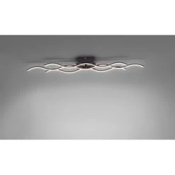 Leuchten Direkt Wave Deckenleuchte LED Schwarz, 3-flammig