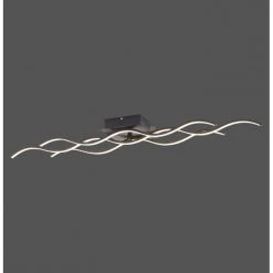 Leuchten Direkt Wave Deckenleuchte LED Schwarz, 3-flammig -LED Leuchten Verkäufe 2022 leuchten direkt wave deckenleuchte 15166 18 2
