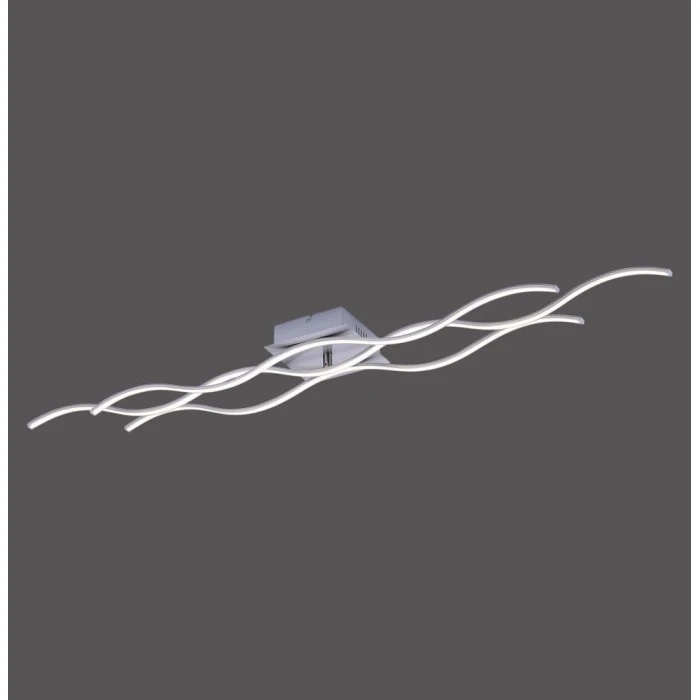 Leuchten Direkt Wave Deckenleuchte LED Edelstahl, 3-flammig 4 Leuchten Direkt Wave Deckenleuchte LED Edelstahl, 3-flammig – Bild 4